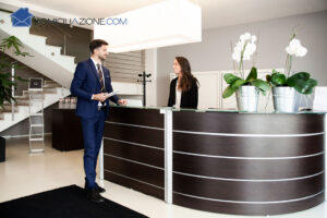 Foto di reception del business Center
